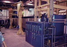 Gantry Turbine Blade Aluminide Diffusion Coating Furnace System