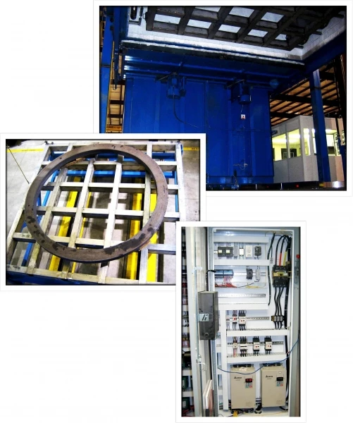 High Speed Automated Drop Bottom Heat Treat Furnace 