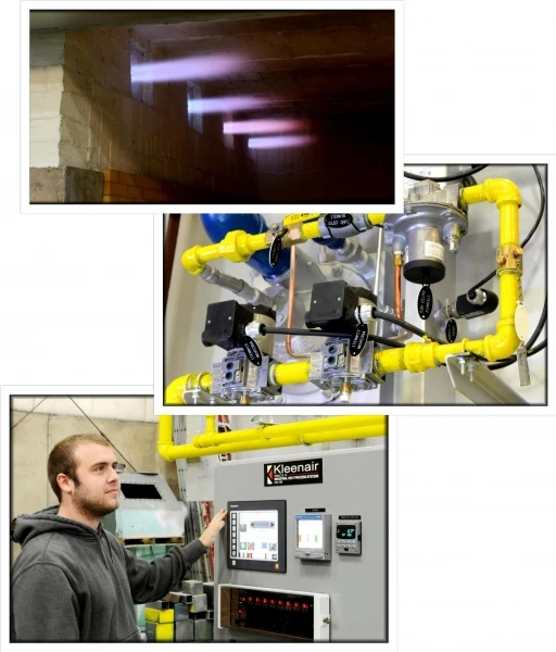 Forging Furnace Controls, HMIs, Gas Burner Collage
